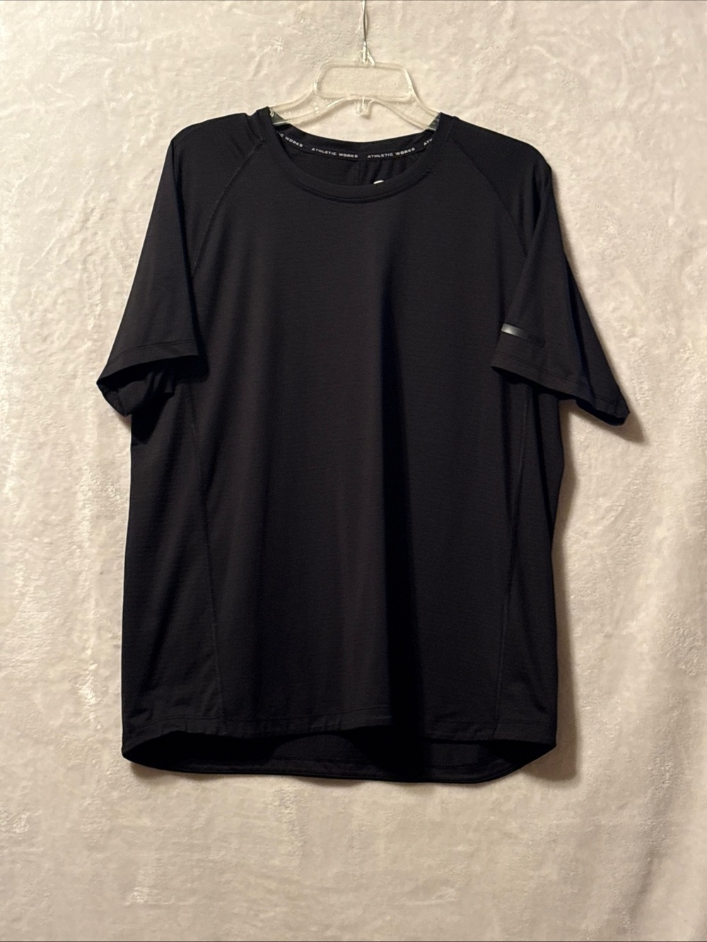Athletic Works Black Short Sleeve Active Tee